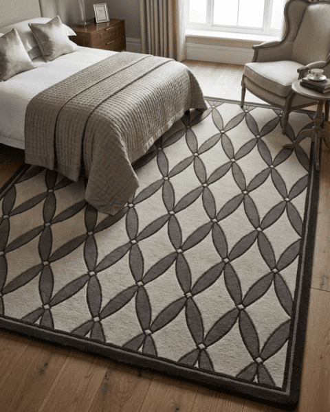 Trellis rug — alternate view