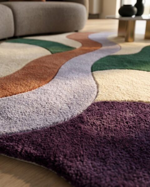 Tidal Contour Rug — alternate view