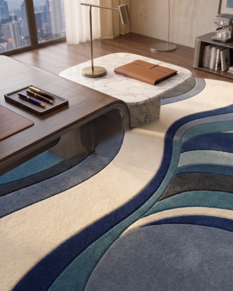 Ocean Drift Rug — alternate view