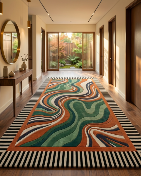 Vortex Rug — alternate view