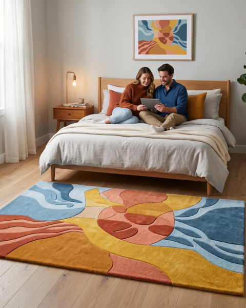 Aurora Floe Rug — alternate view