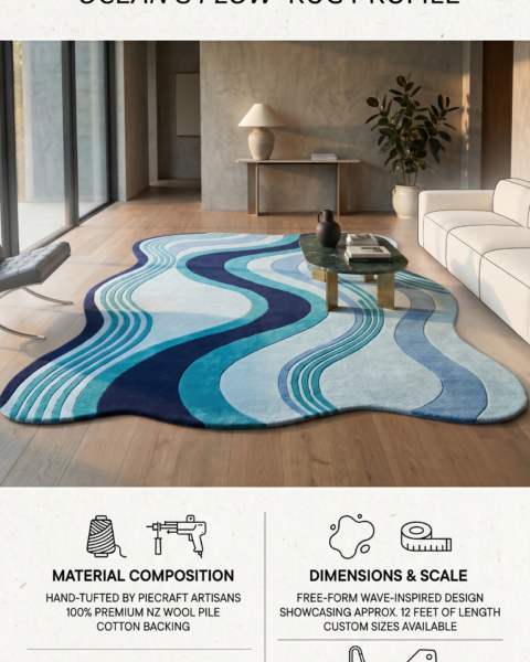 Ocean Rug — alternate view